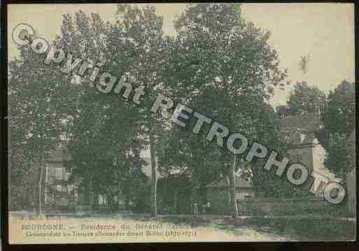 Ville de BOUROGNE Carte postale ancienne